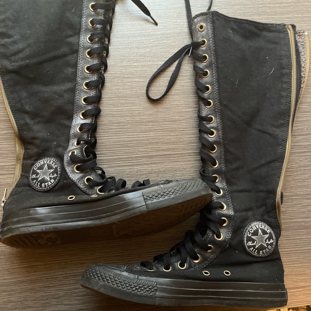 Knee high converse